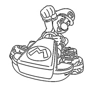 Mario Kart Ausmalbilder