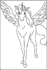 Pegasus Ausmalbilder